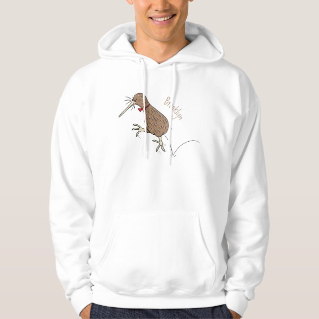 Moletom Feliz salto em kiwi com design de desenho de arco (Frente)