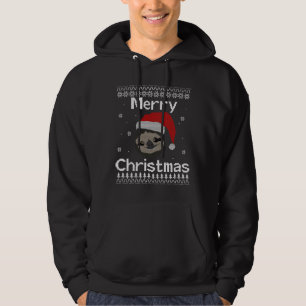 Moletom Feliz Sloth Christmas Ugly Sweater