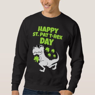 Moletom Feliz St Patricks T Rex Day Women Boy Kid