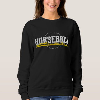 Moletom Feliz Trilhos Horseback Campin Afastado