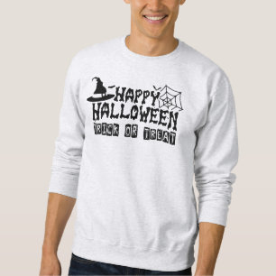 Moletom Feliz truque de Dia das Bruxas ou Tratado, masculi