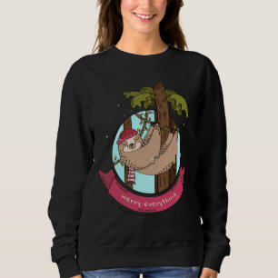 Moletom Feliz Tudo a lama de Natal