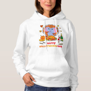 Moletom Feliz Vinho De Bebendo Elefante De Hallo Obrigado 