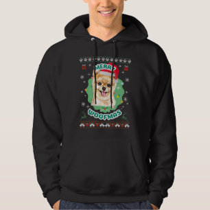 Moletom Feliz Woofmas Pomeraniano