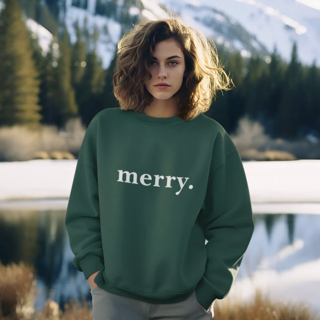 Moletom Felizes de Férias Felizes Personalizadas (Criador carregado)