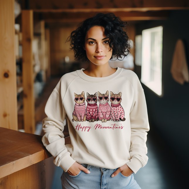 Moletom Felizes Meowentines (Criador carregado)