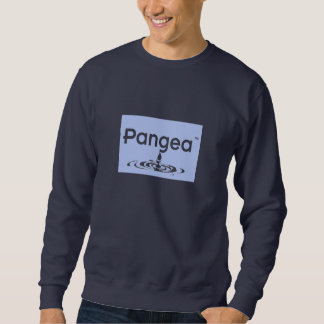 Moletom felpa azul do logotipo de pangea - personalizado