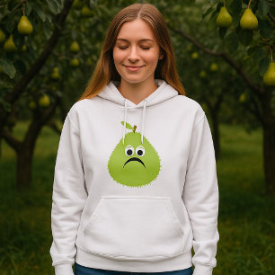 Moletom Felpudo Grumado Caráter de Fruta Engraçado