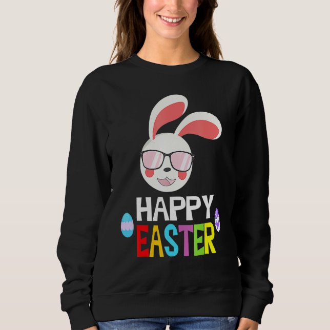 Moletom Felz pascoa de coelhos Primavera de cocaína Bunny  (Frente)