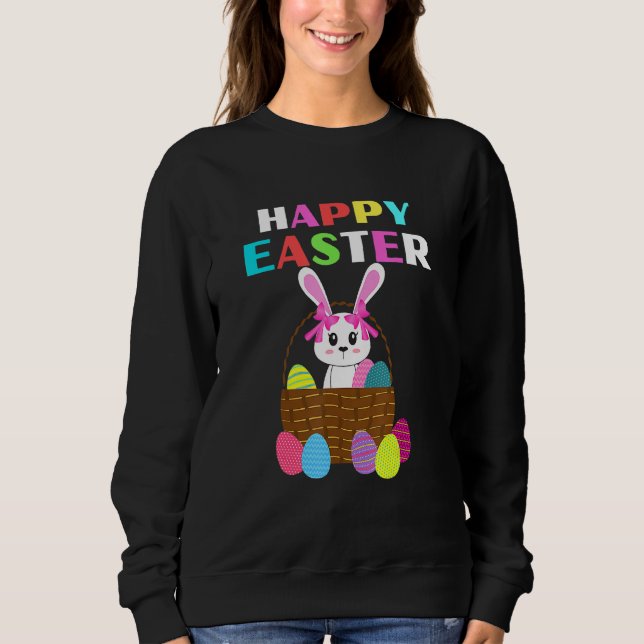 Moletom Felz pascoa de coelhos Primavera de cocaína Bunny  (Frente)