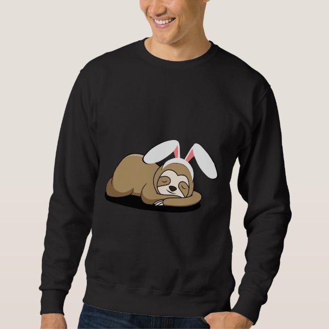 Moletom Felz pascoa Sloth Bunny (Frente)