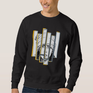Moletom feminino elegante com estampa de cabeça co