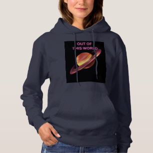 Moletom Feminino Out of This World Neon Saturn