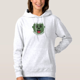 Moletom Feminino Sinto-me um Zumbi Sem Cérebro