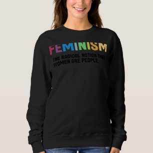 Moletom Feminismo Definição Forte de Mulheres e Igualdade