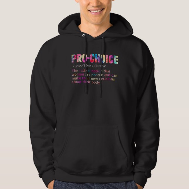 Moletom Feminismo Pro Choice Definition Pro Roe 1973 Femin (Frente)