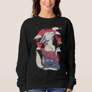 Moletom Fennec Fox Japonês Art Harajuku Retro Aestético C