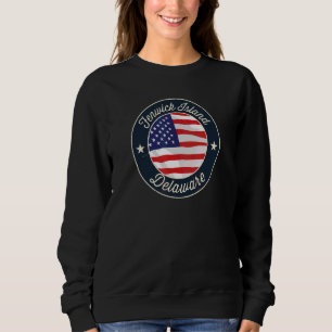 Moletom Fenwick Island Patriotic Delaware Souvenir