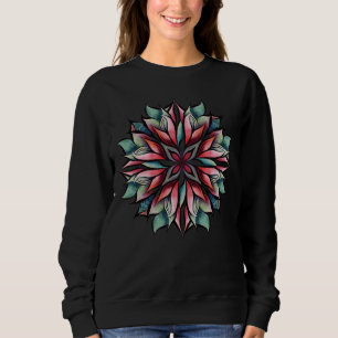 Moletom Feriado de inverno Floral Elegante de Poinsettia C