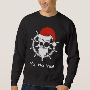 Moletom Feriados YoHoHo do Natal do papai noel do pirata