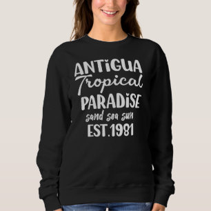 Moletom Férias Antiguan de Antígua Tropical