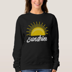Moletom Férias de Verão de praia em curva Tee Sunshine San