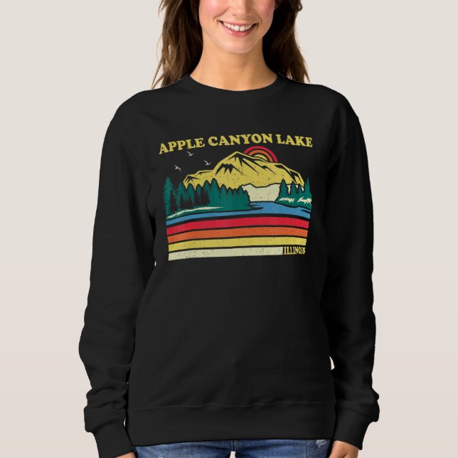 Moletom Férias de Verão - Retro Illinois Apple Canyo (Frente)