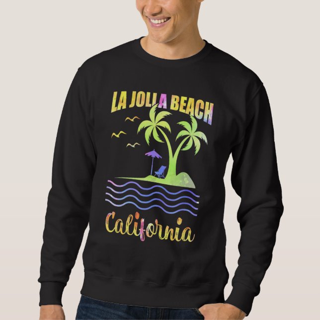 Moletom Férias de Verão Retro Sunset California La Jolla B (Frente)