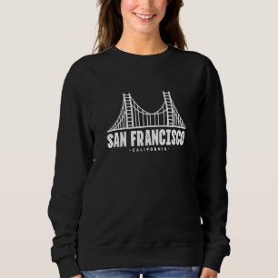 Moletom Férias de Viagem da Ponte San Francisco California