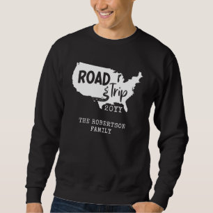 Moletom Férias Familiares Personalizadas Family Road Tr