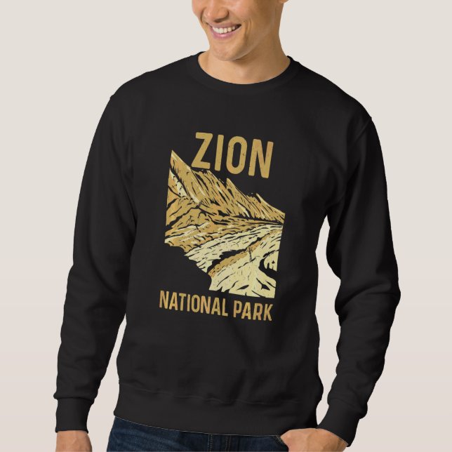 Moletom Férias Parque Nacional Zion Está Chamando Eu Devo  (Frente)