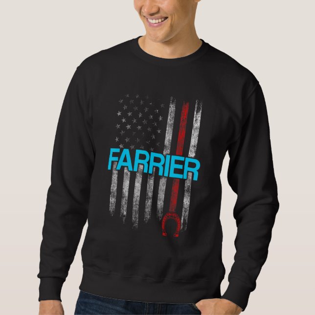 Moletom Ferrador Ferradura Aparagem Casco Equino  (Frente)