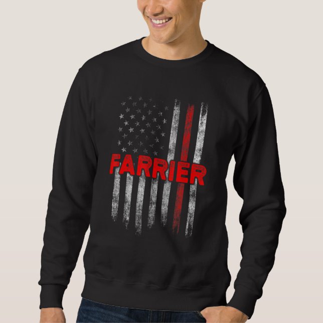 Moletom Ferrador Ferradura Aparar Cascos de Cavalos 80 (Frente)