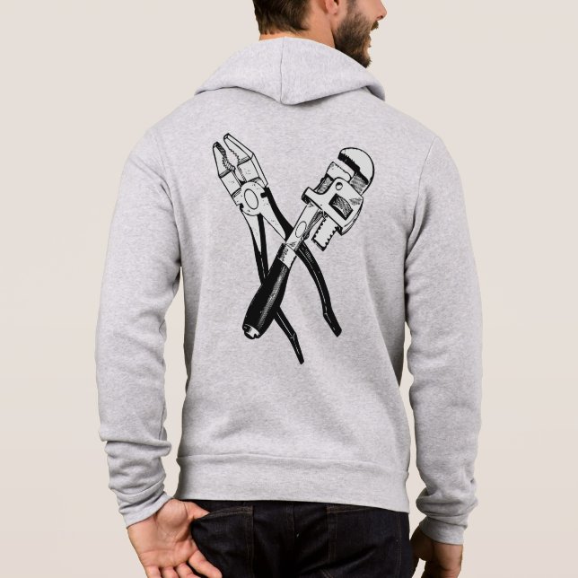 Moletom FERRAMENTAS DE texto personalizadas (Verso)
