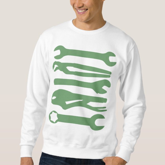 Moletom Ferramentas - verde do exército (Frente)