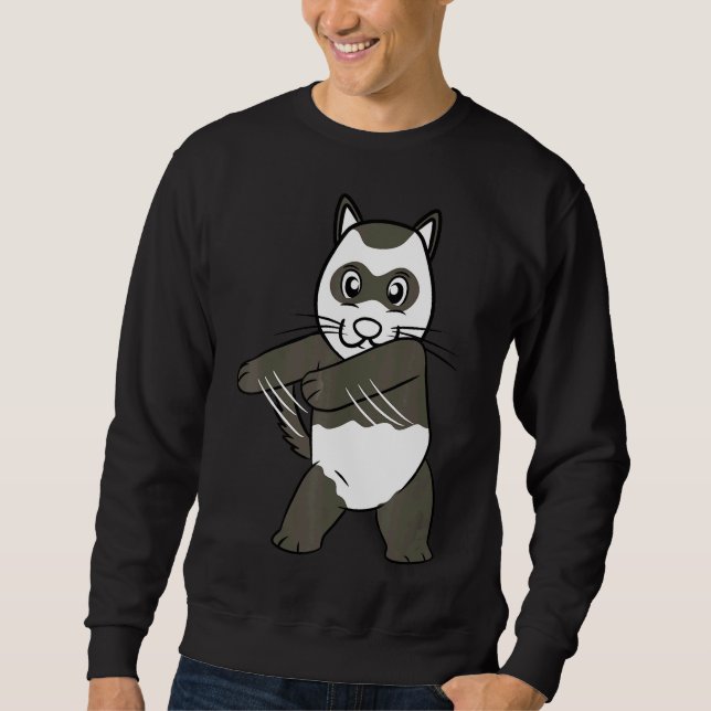 Moletom Ferret Floss Dance Flosing Pet (Frente)