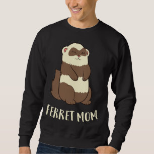 Moletom Ferret Mãe Ferret Pet Cute Ferret Mama