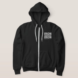 Moletom Ferro Sharpens Iron Bella + Canvas Zip-Up Hoodie