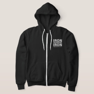 Moletom Ferro Sharpens Iron Bella + Canvas Zip-Up Hoodie