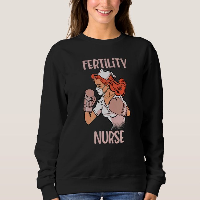 Moletom Fertility Nurse Boxing Gloves Fighter (Frente)