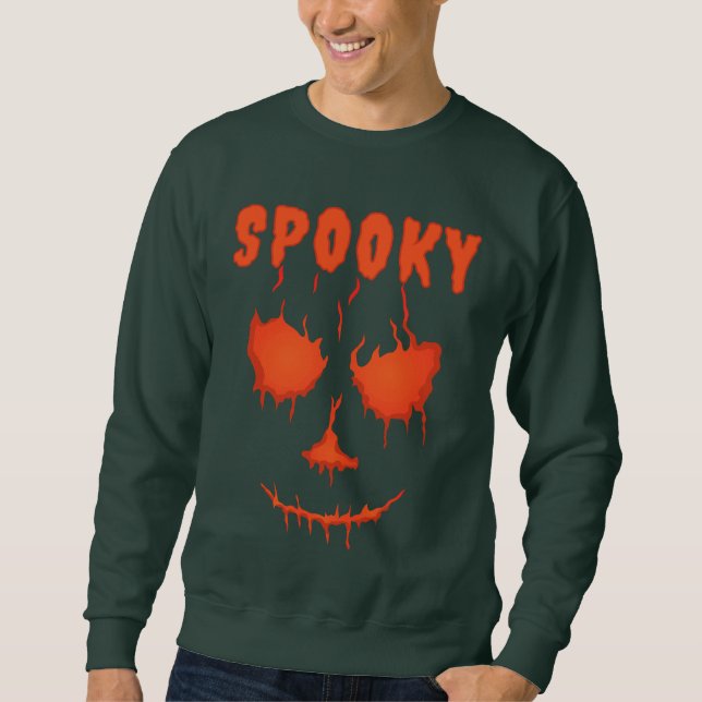 Moletom Festa de Halloween Assustadora Personalizada (Frente)