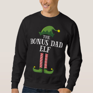 Moletom Festa de Natal da Família do Bonus Pai Elf Match