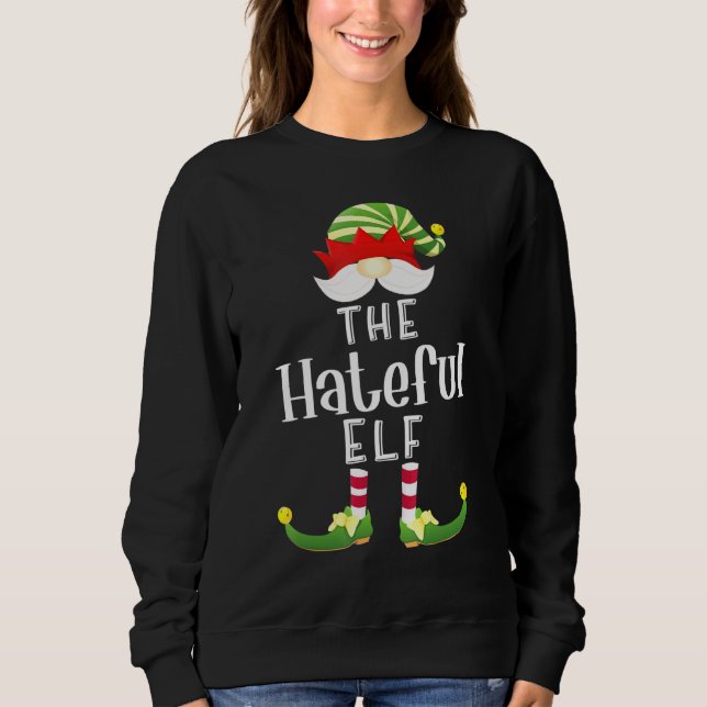 Moletom Festa de Natal do Grupo Elf Hateful (Frente)