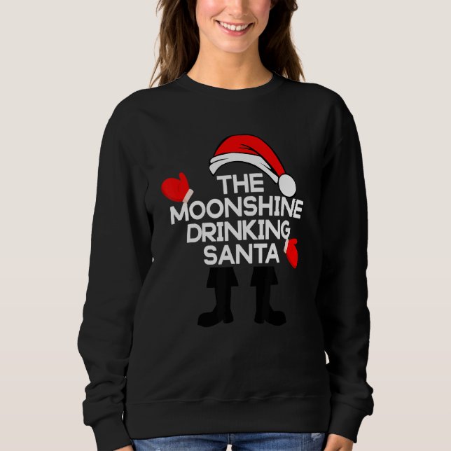 Moletom Festa de Natal dos Papais noeis de Moonshine (Frente)
