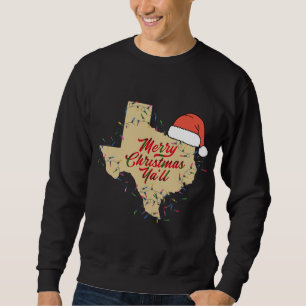 Moletom Festa de Natal Merry Yall Matching Family T