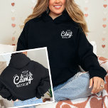 Moletom Festa de solteira Personalizada de Bach de Camp<br><div class="desc">Celebrar o último rastro antes do véu com o nosso Hoodie Personalizado de Festa de solteira de Camp Bach - o dom perfeito personalizado e o favor partidário para uma experiência inesquecível de solteirona de montanha. Mergulhem-se na confortável festa de praia de camarote vibes com este capuz exclusivamente desenhado, apresentando...</div>