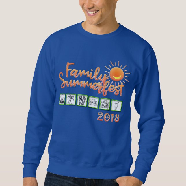 Moletom Festa de Verão da Família 2018 (Frente)