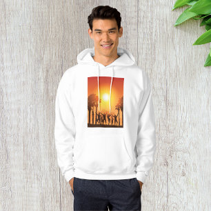 Moletom Festa de Verão Dançando Mens Hoodie