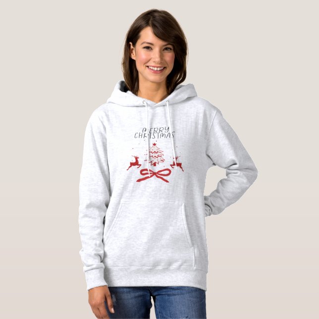 Moletom Festive Christmas Hoodie – Cozy, Fun  (Frente Completa)