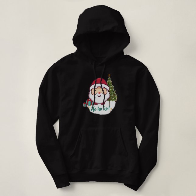 Moletom “Festive Christmas Hoodie – Cozy Holiday Vibes” (Frente do Design)